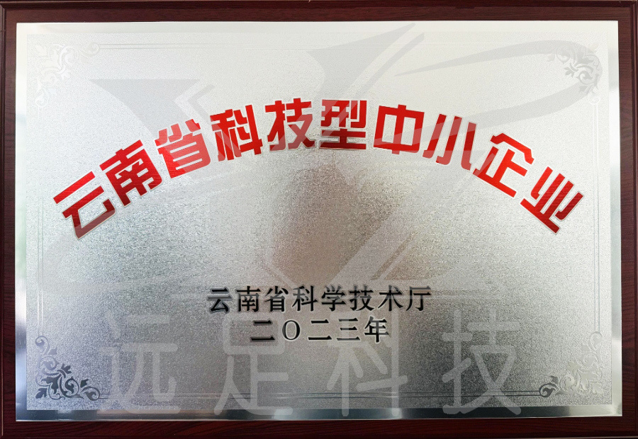 雲南(nán)省科(kē)技(jì)型中小(xiǎo)企業(yè)
